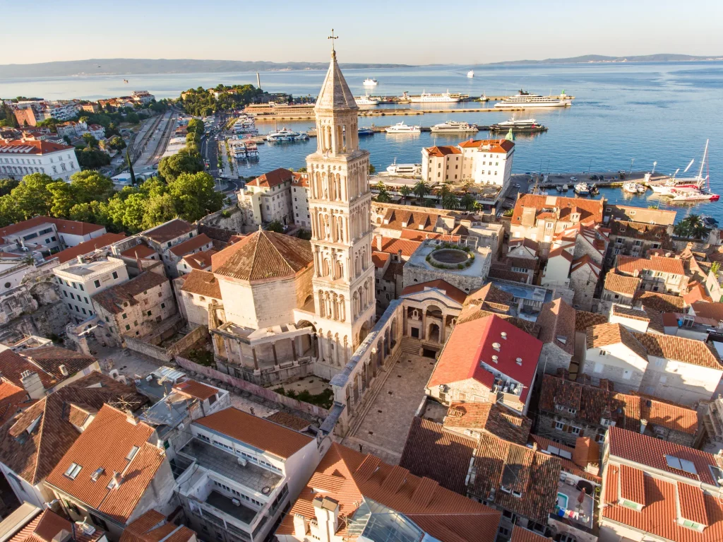 Cathedral of Saint Domnius Peristyle Areal View